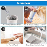 Automatic Dog Paw Cleaner